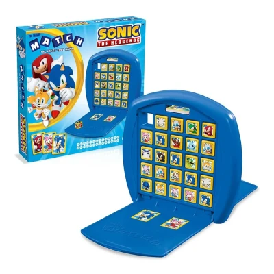 Bild av Top Trumps Match Sonic Brädspel, Barnspel, Koppla 5 Likadana Tärningar På Din Egen Spelbricka, Minnesspel För 4 åringar, 2 Spelare