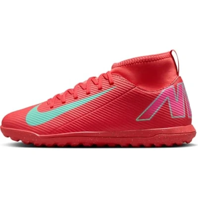 Bild av Nike JR Superfly 10 Club TF snörskor unisex vuxna Ember Glow/Aurora grön, 36,5 EU, Glow Aurora Green, 36.5 EU