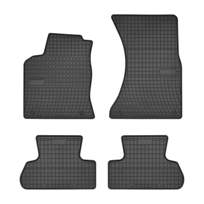 Bild av FROGUM 0725 Ensemble de tapis sol Caoutchouc avant et arrière 4 noir Sur mesure AUDI: Q5