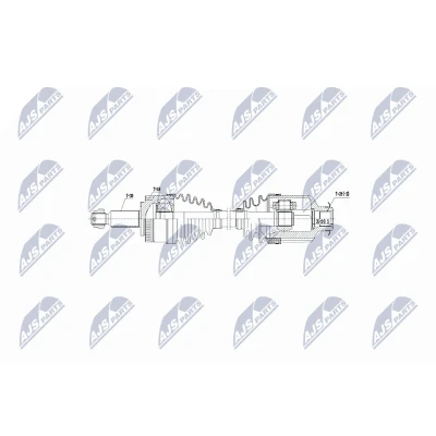 Bild av Drivaxel Nty NPW KA 342
