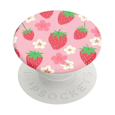 Bild av PopSockets PopGrip Hopfällbar Stativ och Grepp för Smartphone Surfplatta med en Swappable PopTop Berry Bloom
