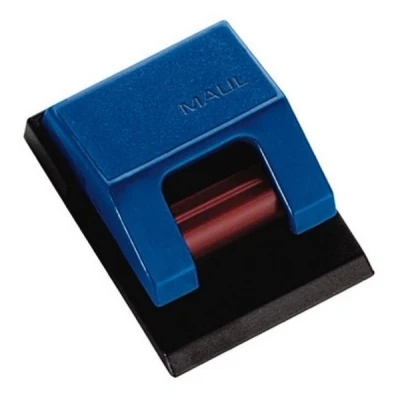 Bild av Maul Rollenclip S, Klämrulleautomatik, Självhäftande, 33 x 43 17 mm, Blå, 10 Stycken