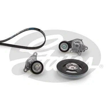 Bild av GATES K046PK1020EST Jeu de courroies trapézoïdales à nervures avec poulie d&#039;entrainement pour vilebrequin CITROËN: C3 II, DS3 3 portes, Picasso