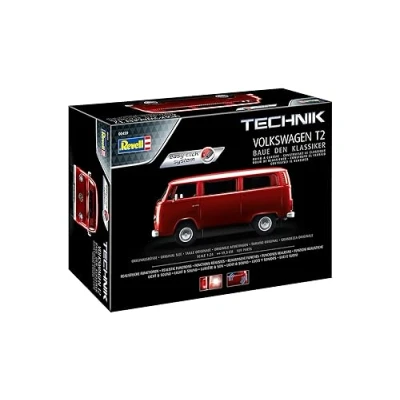 Bild av Revell Modellbyggsats I Volkswagen T2 Technology Easy Click byggsats Detaljerat fordon skala 1:24 för barn och vuxna från 10 år, medium