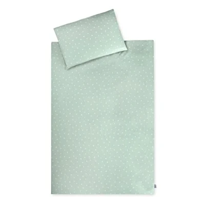 Bild av Julius Zöllner Jersey barnsängkläder 100 x 135 + 40 60 cm, 2 delat set bestående av påslakan och örngott, 100% jerseybomull, med dragkedja, standard Oeko Tex, Star