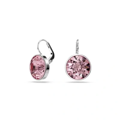 Bild av Swarovski Bella DROP Round CUT Örhänge, Storlek: One Size, Pink