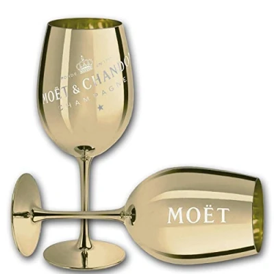 Bild av Moet &amp; Chandon champagne glas set om 2 guld