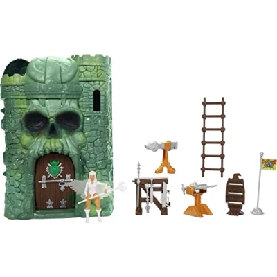 Bild av Masters of the Universe Castle Grayskull lekset för lek och uppvisning. Present till vuxna samlare alla MOTU fans i åldern 6 år uppåt, GXP44