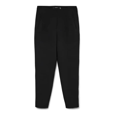 Bild av VERO MODA dam Vmlina Hw Tapered Pant Noos byxor, svart, 36W / 34L