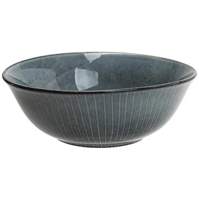 Bild av Broste CPH Skål Nordic Sea Buddha Bowl Stoneware Charcoal Ø21XH7,5CM