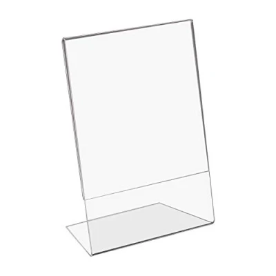 Bild av HMF 46953 akryl bordsstativ sned DIN A5 stående och liggande format glasklar