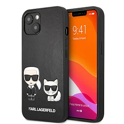 Bild av Karl LAGERFELD Apple iPhone 13 Mini and Cat Hard Case Cover Svart