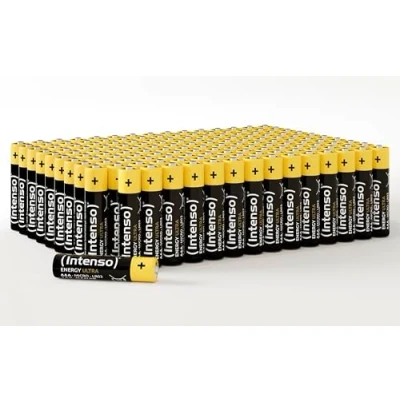 Bild av Intenso Energy Ultra AAA Micro LR03 alkaliska batterier 150 pack, gul svart