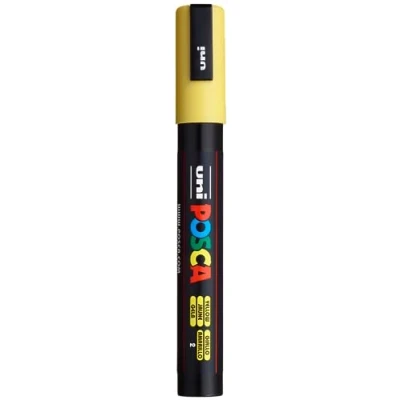 Bild av POSCA Uni Ball 182507 markör PC 5M, medium kulspets, gul, 1 st