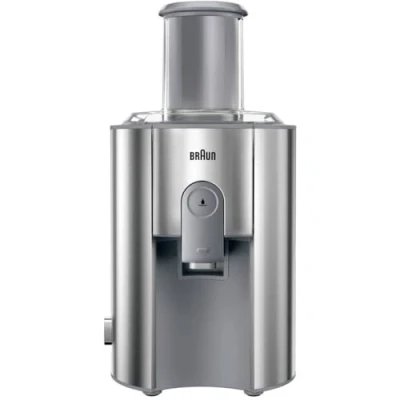 Bild av Brun juicepress J700 multiquick 7 högpresterande med stort påfyllningsfack för hela frukten, antidroppsystem, 4 vägs säkerhetssystem, kraftfull 1 000 W motor, silver