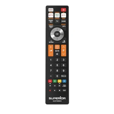 Bild av Superior Electronics Universal Samsung ersättningsfjärrkontroll klar att användas SUPTRB008, svart
