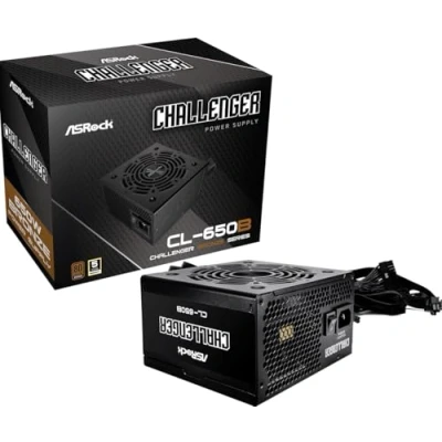 Bild av ASRock CL 650B Strömförsörjning 650 Watt 120 mm ATX 3.1 80 Plus Ja