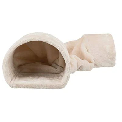 Bild av Trixie Cuddly tunnel with 2 exits dwarf rabbits 27 x 21 80 cm beige