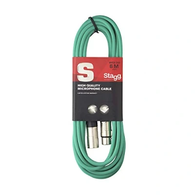 Bild av Stagg SMC6 CGR 6 M XLR till mikrofonkabel grön
