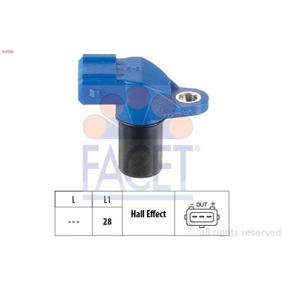 Bild av FACET 9.0105 Palpeur de régime, gestion moteur Made in Italy OE Equivalent PEUGEOT: 306 3/5 portes, 405 II Berline, Partner I Van