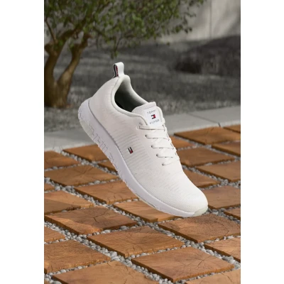 Bild av Tommy Hilfiger Corporate Runner Sneakers, Storlek: 45, White Polyester