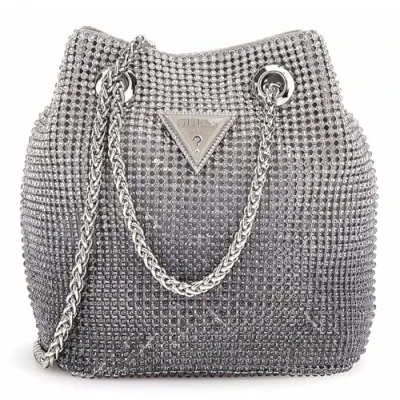 Bild av Guess Zalina Pouch Axelremsväska silvercoloured, Storlek: One Size, Silver/coloured