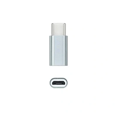 Bild av Nanocable 10.02.0011 USB C till Micro adapter, C/M B/H, aluminium, grå