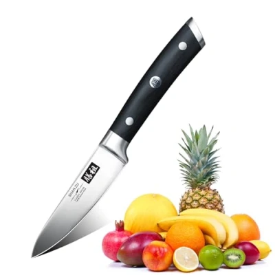 Bild av SHAN ZU Fruktknivar och Skalkniv Fruktkniv 9,5 cm kökskniv i Rostfritt Stål med Presentförpackning Klassisk Serie