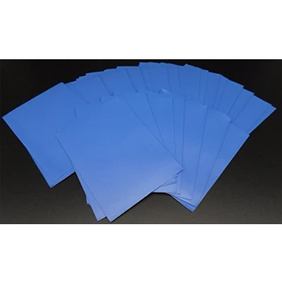 Bild av Docsmagic.de 5 x 100 Mat Blue Card Sleeves Standard Size 66 91 PKM MTG