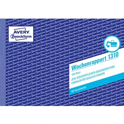 Bild av Avery Zweckform Veckorapport 100 ark A5 liggande