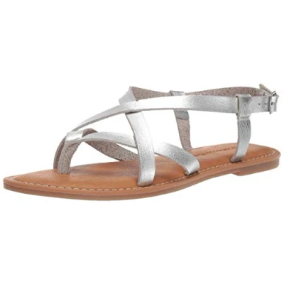 Bild av Amazon Essentials Damsandal, silver (silver), 42,5 EU / 12 US