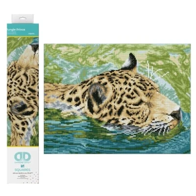Bild av Diamond Dotz Squares 31 x 41 cm Leopard