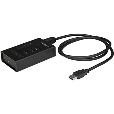 Bild av StarTech.com USB Hub Metal 4 Port 3.0 porte Svart