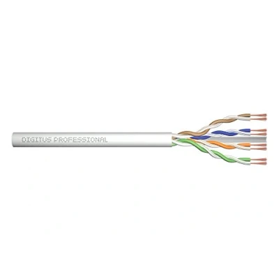 Bild av DIGITUS Rå patchkabel Cat 6A Omonterad per meter 305 m U UTP nätverkskabel LSZH AWG 26/7 Grå