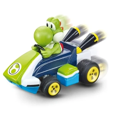 Bild av Carrera RC Mario Kart Mini Yoshi, för barn och vuxna, pojkar flickor, unik originallicens, omedelbar körning kul med redo att springa, autentisk upplevelse, grön
