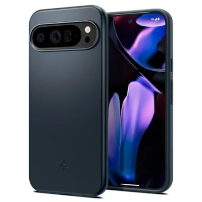 Bild av Spigen Thin Fit Case Kompatibel med Google Pixel 9 Pro XL [Made for Google] Skal Fodral Metal Slate