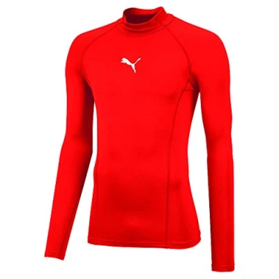 Bild av Puma Herren Shirt LIGA Baselayer Tee LS Warm, Red, S, 655922 01