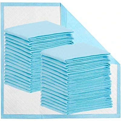 Bild av Inkontinensdynor för säng 80 x 90 cm vattentäta lakan paket 25 absorberande dynor engångsmatta tunga underlägg