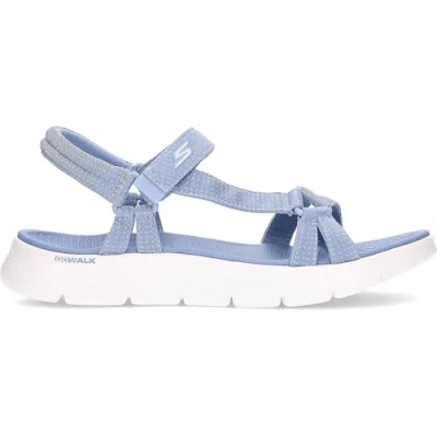 Bild av Skechers Dam GO Walk Flex Sandal Sublim Slide, Blå, 9 UK, BLÅ, 42 EU
