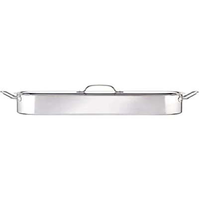 Bild av KitchenCraft Fiskkokare, rostfritt stål induktion, polerad, stor, 61,5 x 18,5 10,5 cm, silver