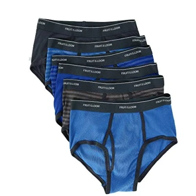 Bild av Fruit of the Loom herrkalsonger (förpackning med 6), Enfärgade ämnen, XL