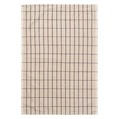Bild av Ferm Living Hale Tea Towel Kökshandduk Sand/Black W50 x H70 cm