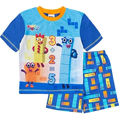 Bild av Numberblocks Pojkar korta pyjamas åldrarna 3 till 7 år