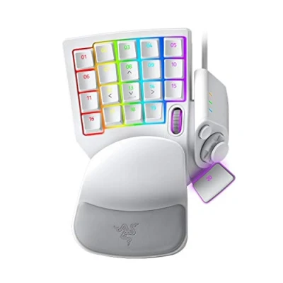 Bild av Razer Tartarus Pro Gaming Keypad Gamepad med analogt optiska knappar och rapid fire läge (32 programmerbara knappar, anpassningsbar triggerpunkt, 8 profiler, justerbar aktivering) Vit