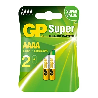 Bild av GP Super Alkaline AAAA batteri 25A/LR61 2 Pack