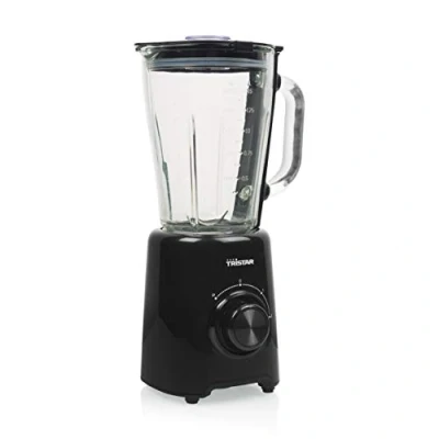 Bild av Tristar Blender, 1.5 Liter, 500 Watt, 4 Blad Av Rostfritt Stål, 2 Hastighetsinställningar, Pulsfunktion, Bl, 4477