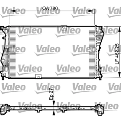 Bild av Kylare, motorkylning VALEO 735599
