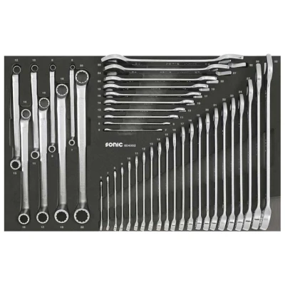 Bild av SONIC 604002 Module servante 40 Acier chrome vanadium dodécagonal plat, plié