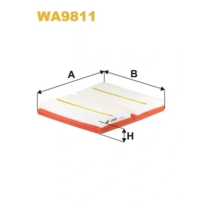 Bild av WIX FILTERS Luftfilter WA9811 AUDI; SEAT; SKODA; VW