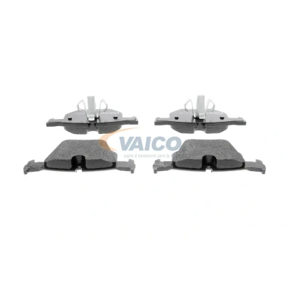 Bild av VAICO V20 8130 Jeu de plaquettes frein Q+, Première Monte Essieu arrière contact signal d&#039;usure exclu, préparé pour indicateur